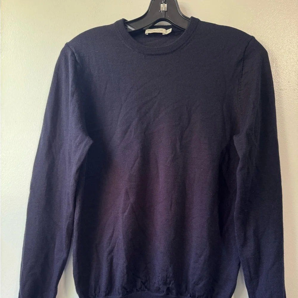Suitsupply Crew Neck Navy Knit Sweater